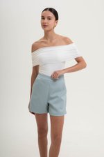 RUE HIGH WAISTED TEXTURED SHORTS