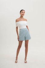 RUE HIGH WAISTED TEXTURED SHORTS