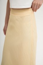 KELSY LINEN MIDI SKIRT