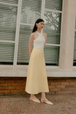 KELSY LINEN MIDI SKIRT