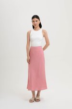 KELSY LINEN MIDI SKIRT