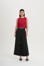 ELAN WIDE LEG LINEN PANTS