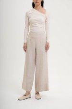 ELAN WIDE LEG LINEN PANTS