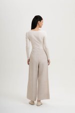 ELAN WIDE LEG LINEN PANTS