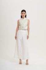ELAN WIDE LEG LINEN PANTS