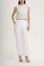 ELAN WIDE LEG LINEN PANTS