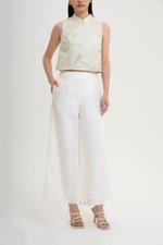 ELAN WIDE LEG LINEN PANTS
