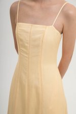 JOVELLE LACE TRIM CAMI LINEN DRESS