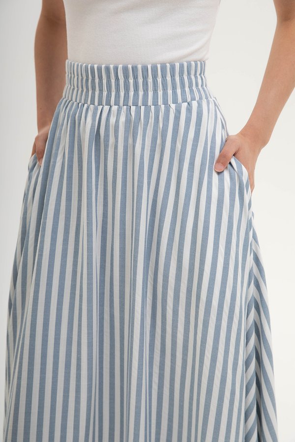 JOSETTA STRIPE FULL CIRCLE SKIRT