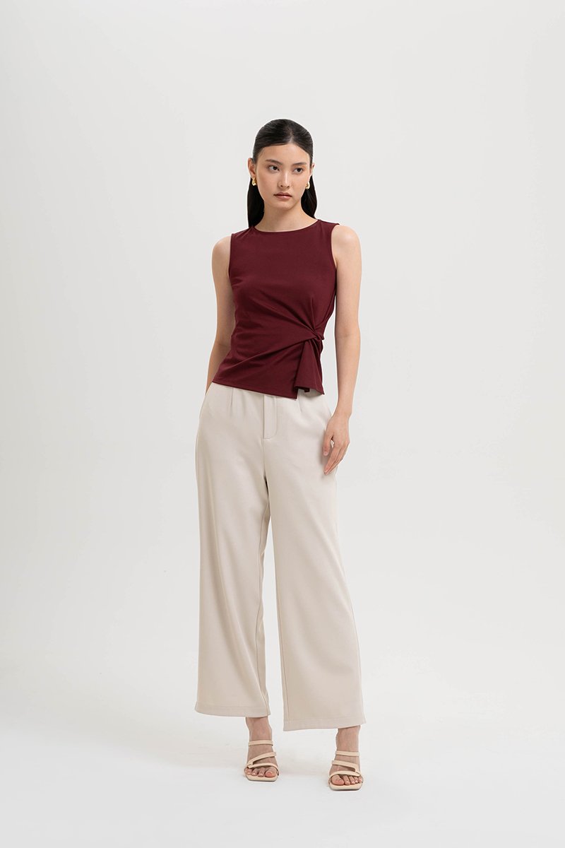 KATHY ASYMMETRIC KNOT TOP