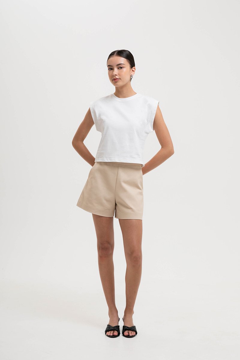 SARA CAP SLEEVE TEE