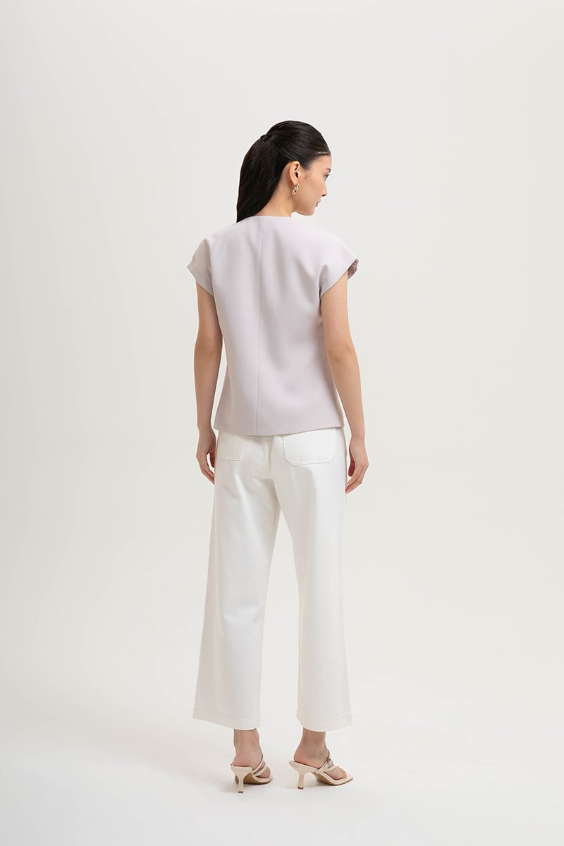 VANYA WRAP TOP W/ SASH