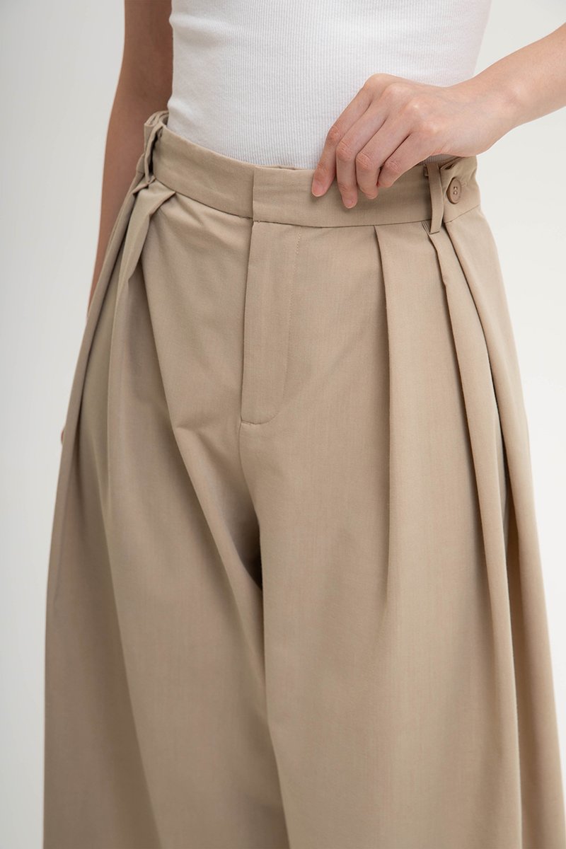 VERYN PLEATED WIDE LEG PANTS