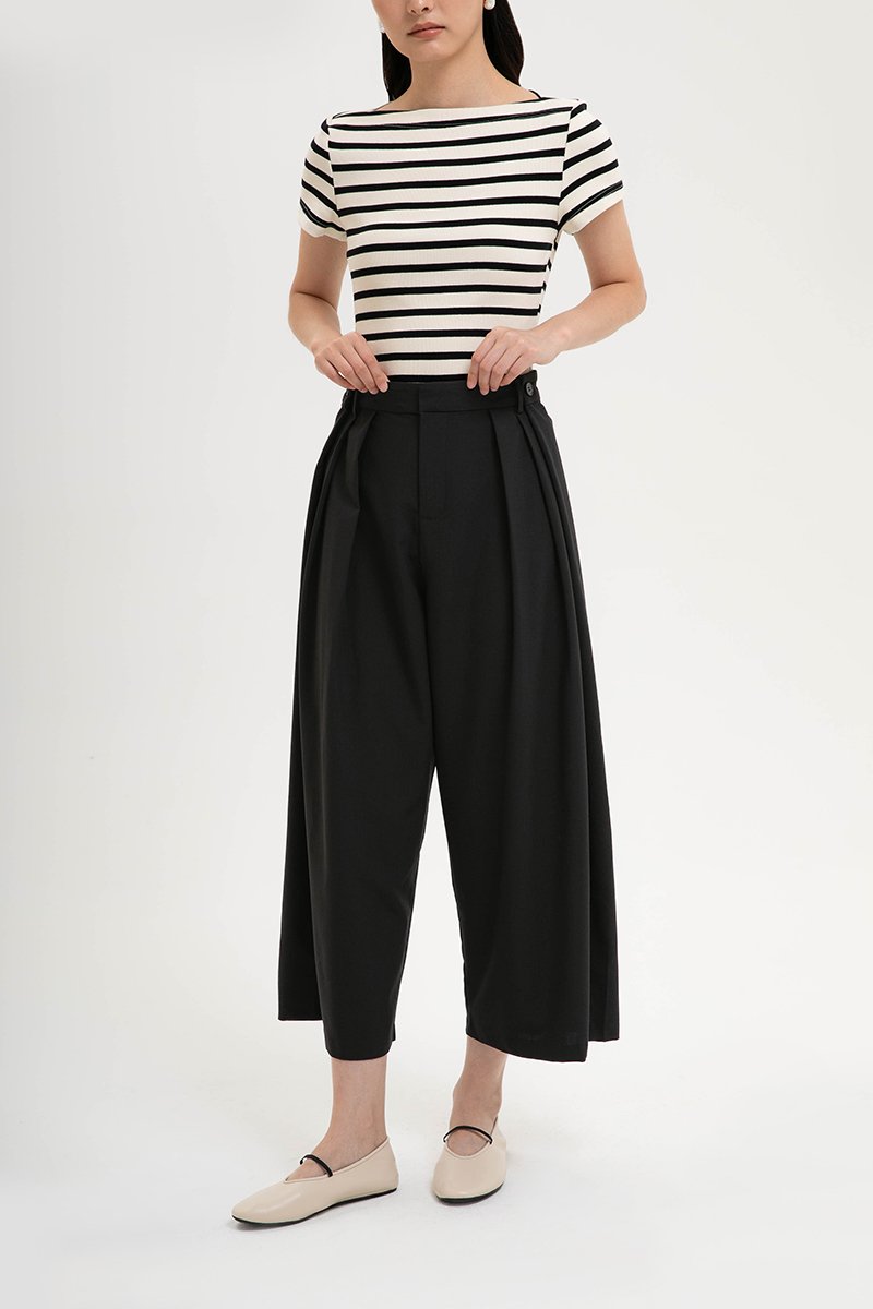 VERYN PLEATED WIDE LEG PANTS