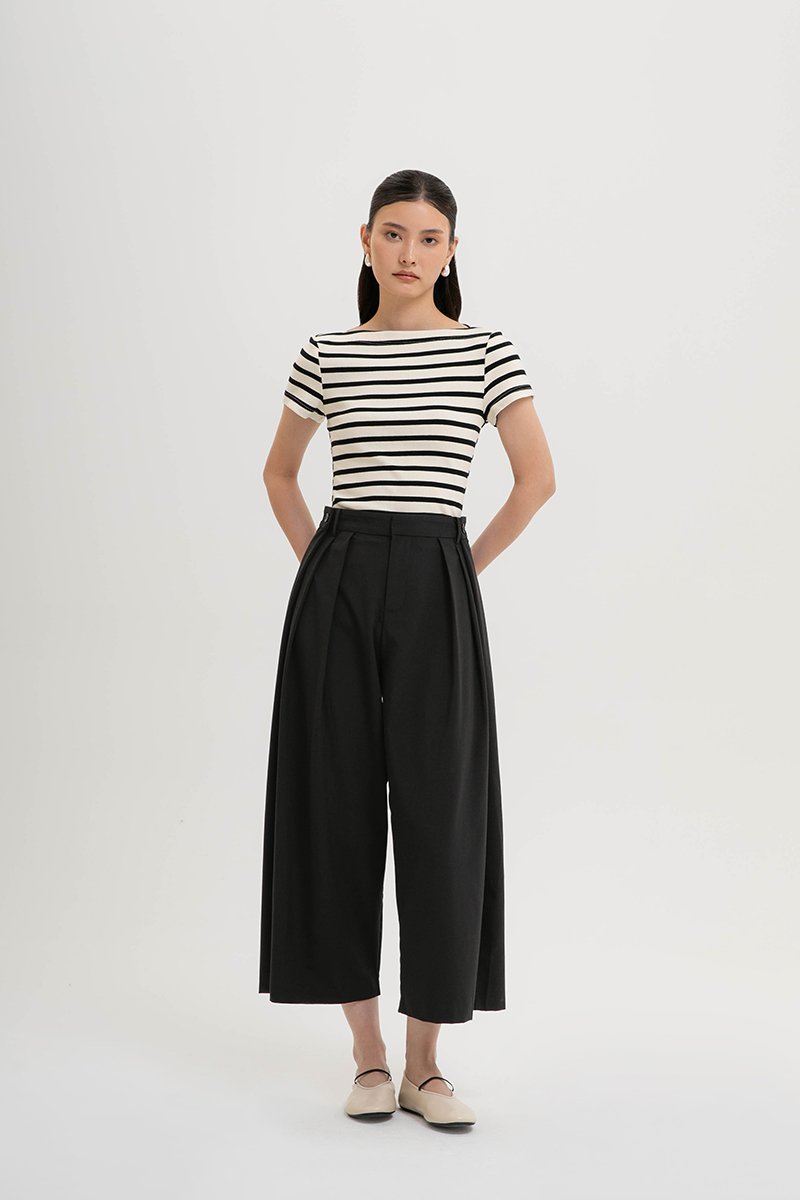 VERYN PLEATED WIDE LEG PANTS