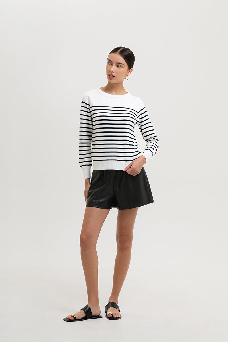 ELMINA STRIPED SWEATER