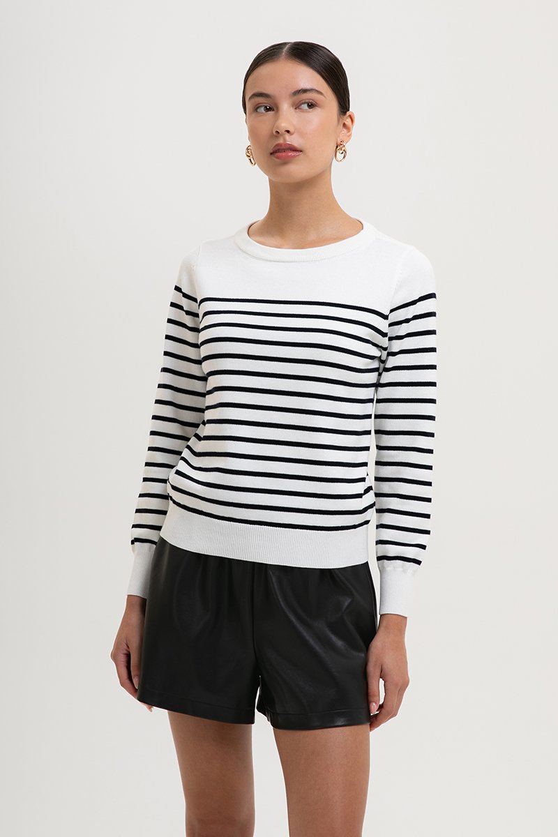ELMINA STRIPED SWEATER