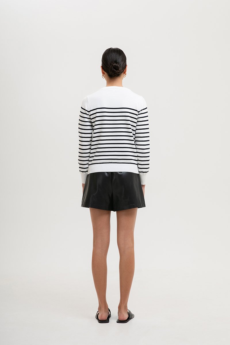 ELMINA STRIPED SWEATER