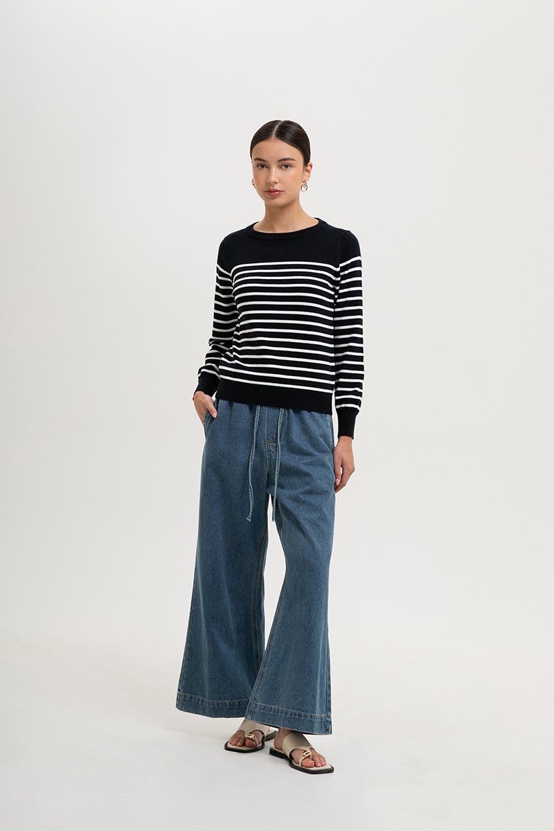ELMINA STRIPED SWEATER