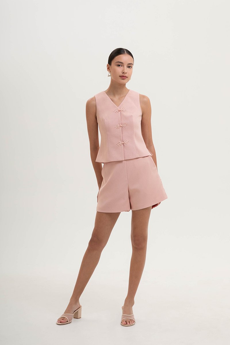 RUE HIGH WAISTED TEXTURED SHORTS