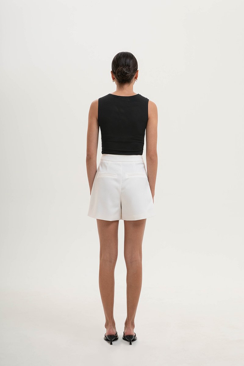 RUE HIGH WAISTED TEXTURED SHORTS