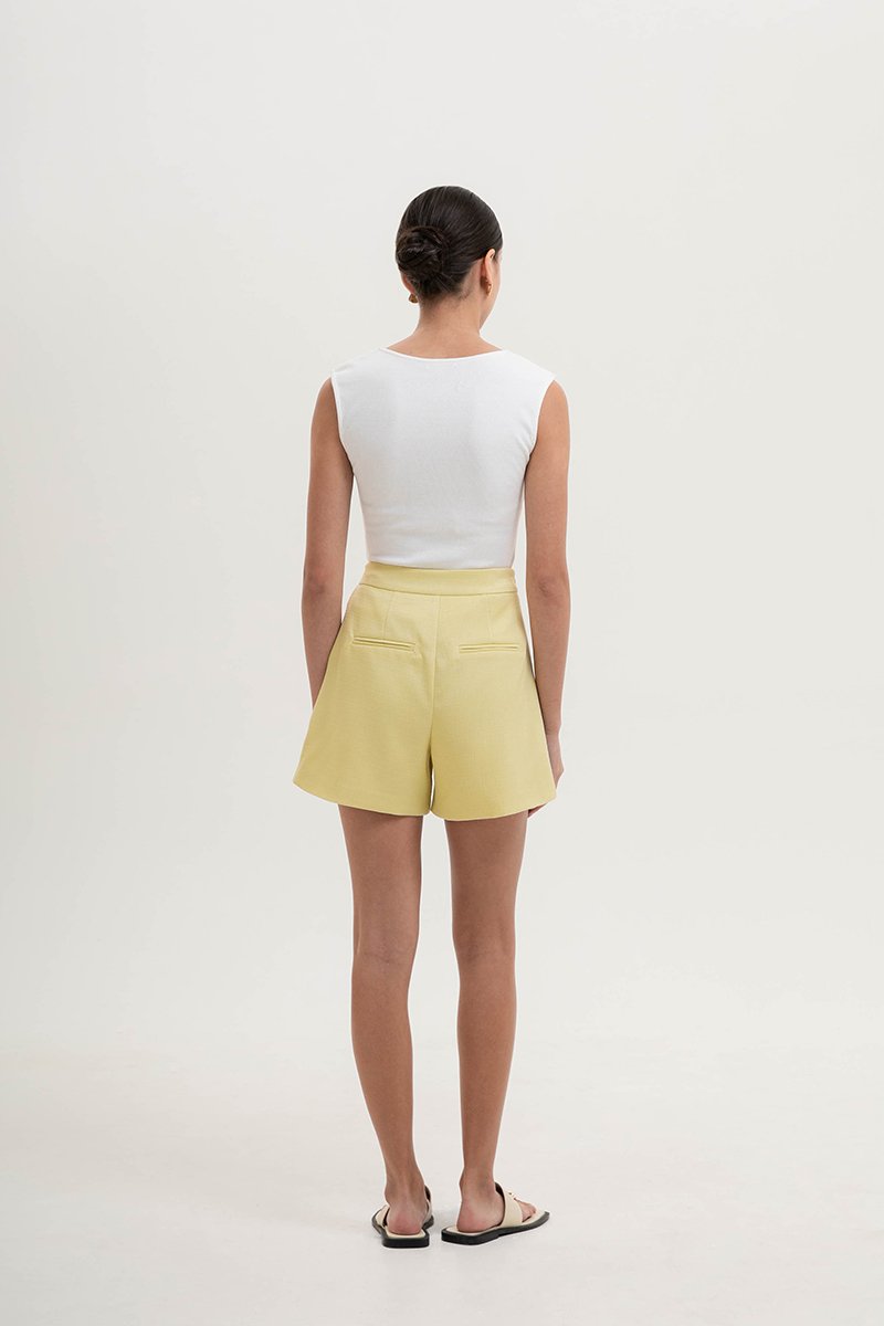 RUE HIGH WAISTED TEXTURED SHORTS