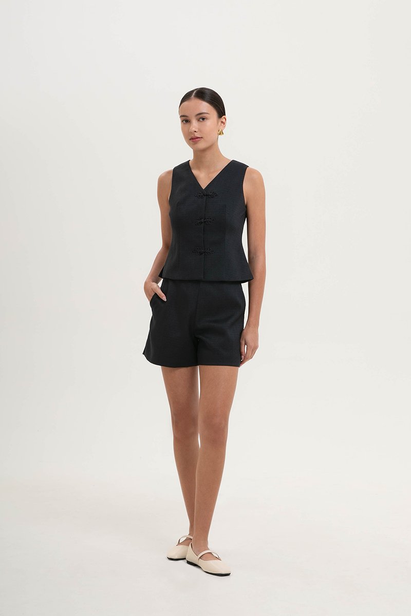 RUE HIGH WAISTED TEXTURED SHORTS