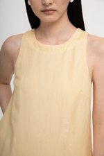 THEA SHIFT LINEN MINI DRESS