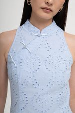 KAIRA EYELET CHEONGSAM TOP