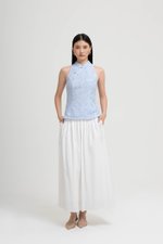KAIRA EYELET CHEONGSAM TOP