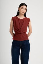 RIANNA CROSS FRONT WAIST TOP