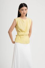 RIANNA CROSS FRONT WAIST TOP