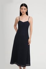 HAISLEY EYELET CAMI MIDI DRESS