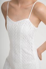 HAISLEY EYELET CAMI MIDI DRESS