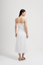 HAISLEY EYELET CAMI MIDI DRESS
