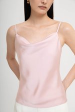 LIVIA COWL SATIN CAMI TOP