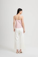 LIVIA COWL SATIN CAMI TOP