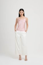 LIVIA COWL SATIN CAMI TOP