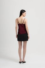 LIVIA COWL SATIN CAMI TOP