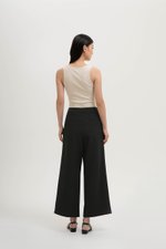 DELANEY PLEATED WIDE LEG PANTS
