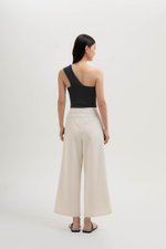 DELANEY PLEATED WIDE LEG PANTS