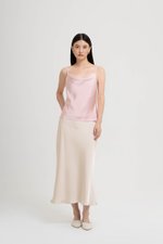 ELOISE SATIN BIAS SKIRT