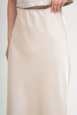 ELOISE SATIN BIAS SKIRT