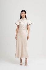 ELOISE SATIN BIAS SKIRT