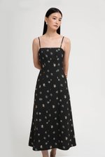 AMANDA FLORAL PRINT CAMI MIDI DRESS