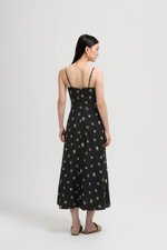 AMANDA FLORAL PRINT CAMI MIDI DRESS