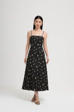 AMANDA FLORAL PRINT CAMI MIDI DRESS