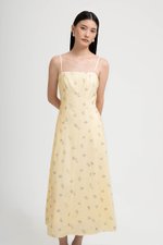 AMANDA FLORAL PRINT CAMI MIDI DRESS