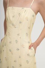 AMANDA FLORAL PRINT CAMI MIDI DRESS