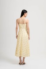 AMANDA FLORAL PRINT CAMI MIDI DRESS